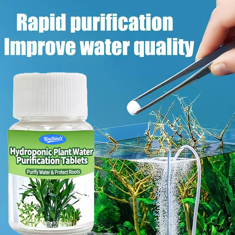 Aquarium Plant Liquid Fertilizer - Hydroponic Water Purification Tablets-Instant Water Suitable