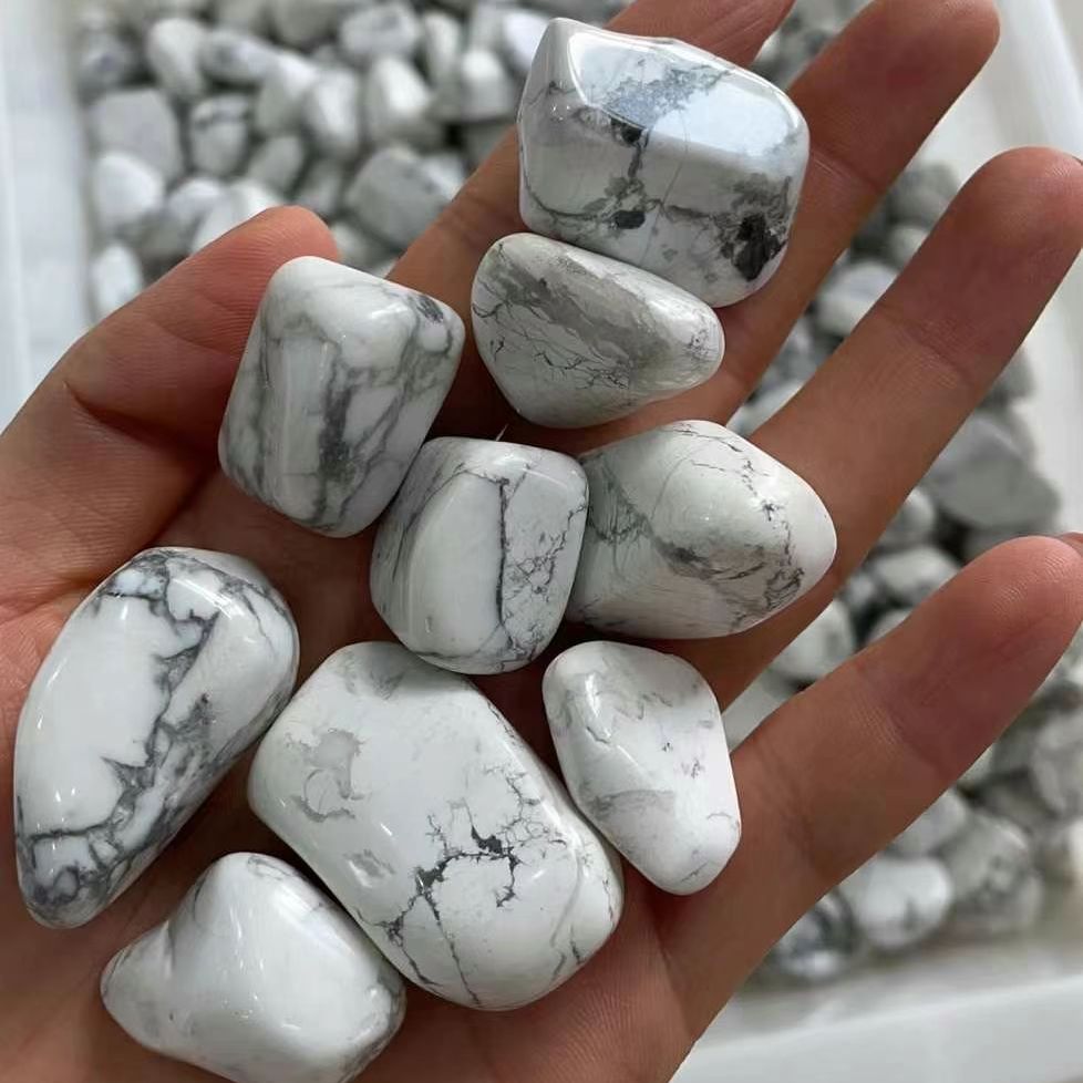 Aquarium Plant Gravel - Natural White Turquoise Rock Rough Stone