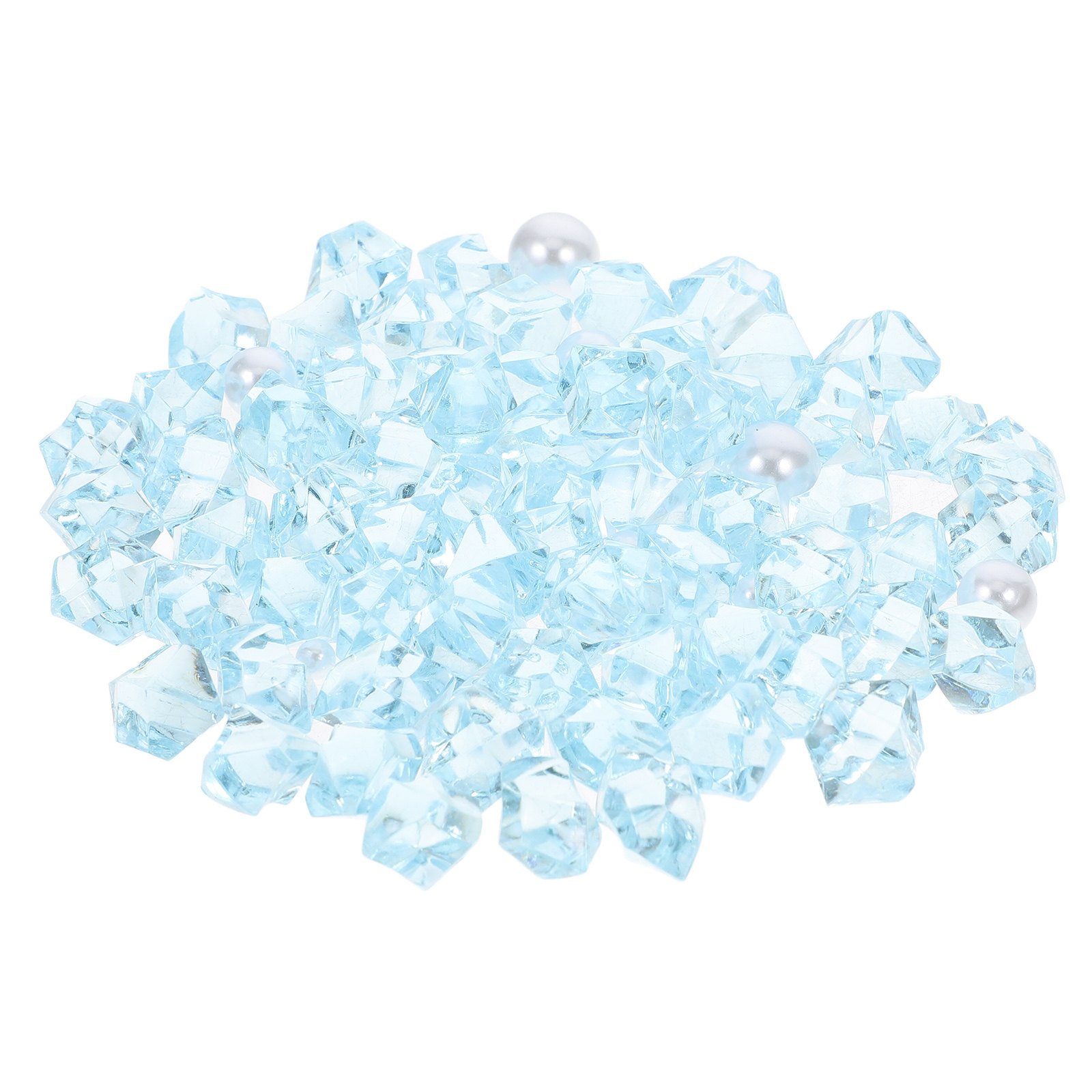 Aquarium Plant Gravel - Pearl Crystal Aquarium Substrate Transparent Resin