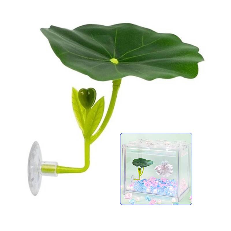 Planted Aquarium Betta - 1Pc Green Leaf Hammock For Betta