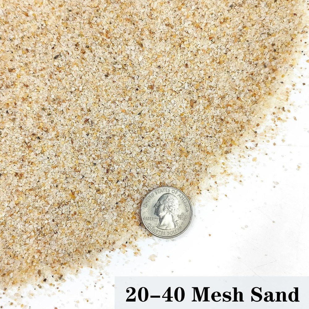 2lbs Beige Aquarium Sand, Fish - Aquarium Plant Gravel ulasan dan harga