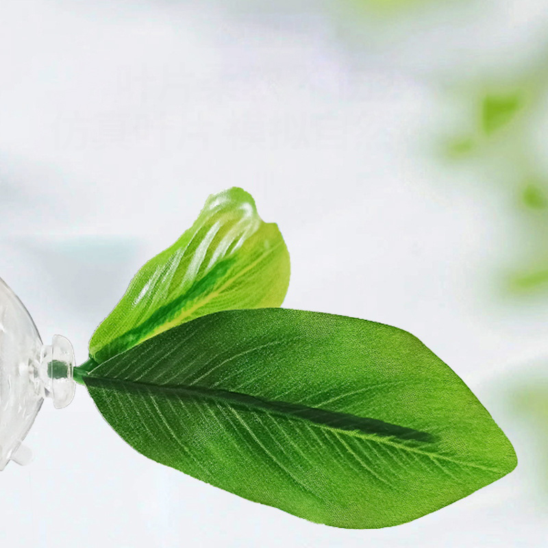 1 Pc Green Leaf Hammock For Be - Planted Aquarium Betta ulasan dan harga
