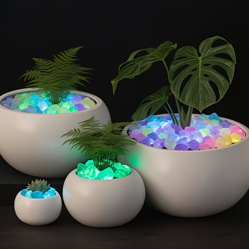 300PCS Luminous Pebble Set,0.9 - Aquarium Plant Design ulasan dan harga