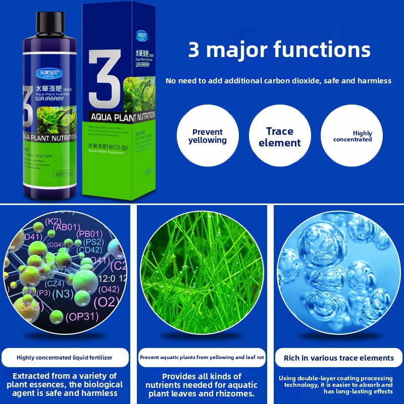 WAJABABY Liquid Aquarium Plant - Aquarium Plant Liquid Fertilizer ulasan dan harga