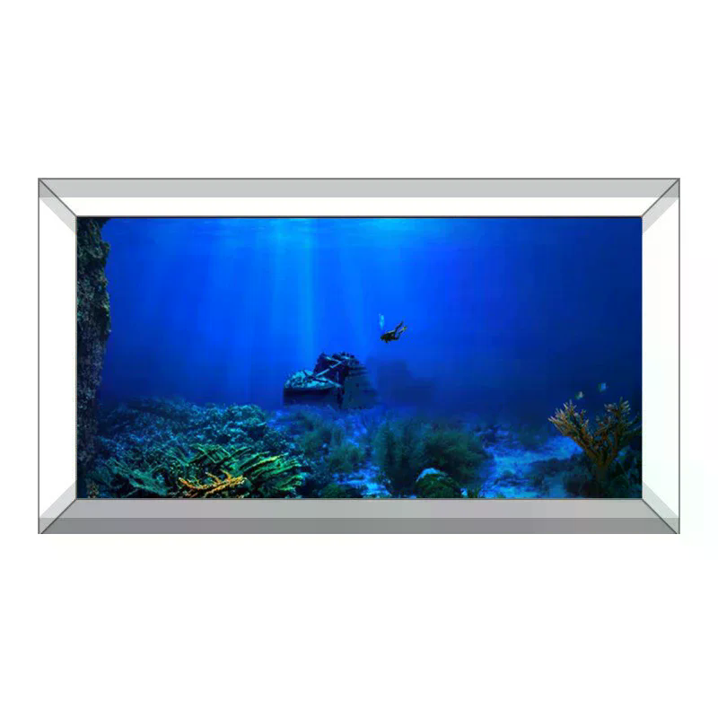 Fish Tank Background Decorativ - Aquarium Planted Fish Tank ulasan dan harga