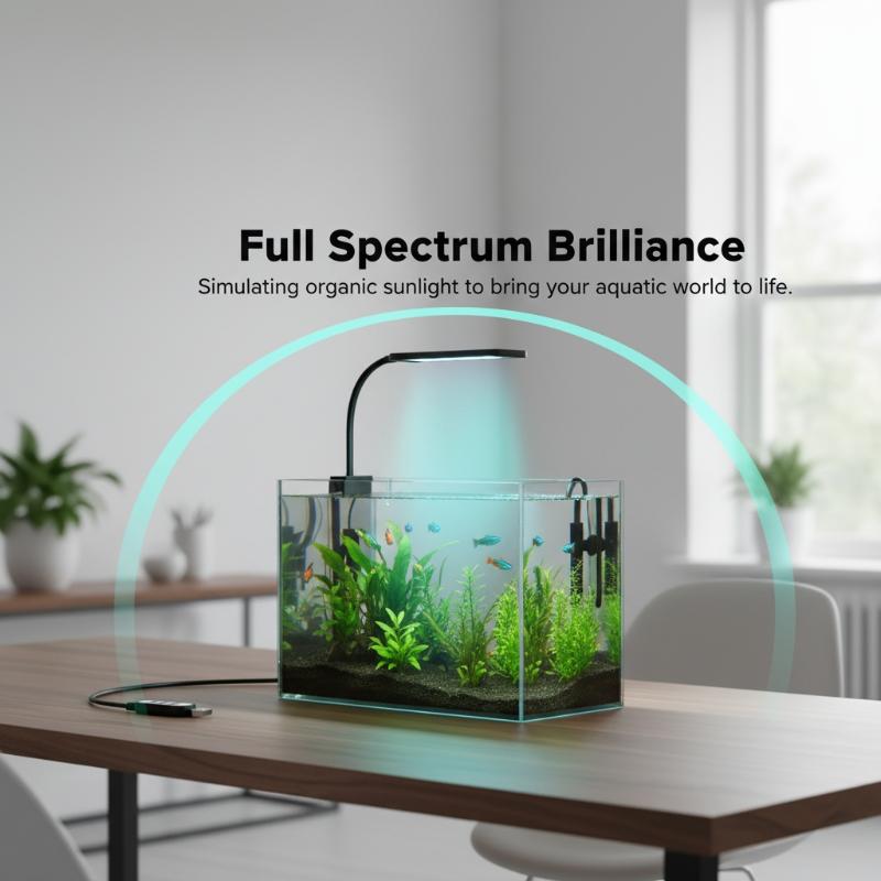 USB Aquarium Clip Light Flexib - Aquarium Planted Fish Tank ulasan dan harga