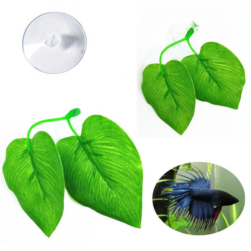 Artificial Plant Leaf Betta Ha - Planted Aquarium Betta ulasan dan harga