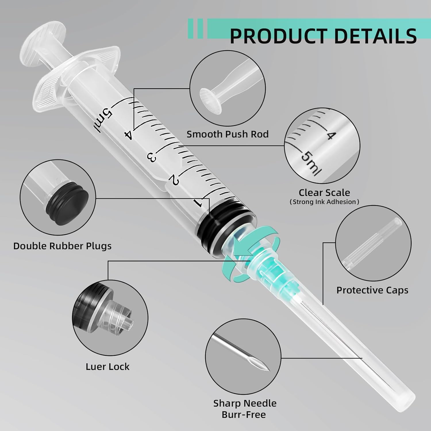 5ml Luer Lock Syringe, Suitabl - Aquarium Planted Plants ulasan dan harga