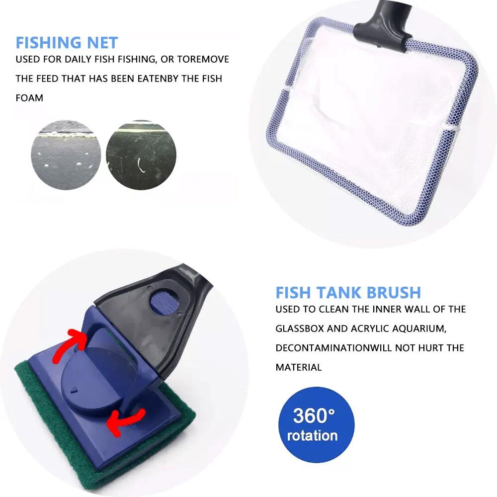 5in1 Aquarium Cleaning Tool Pl - Aquarium Plant Gravel ulasan dan harga