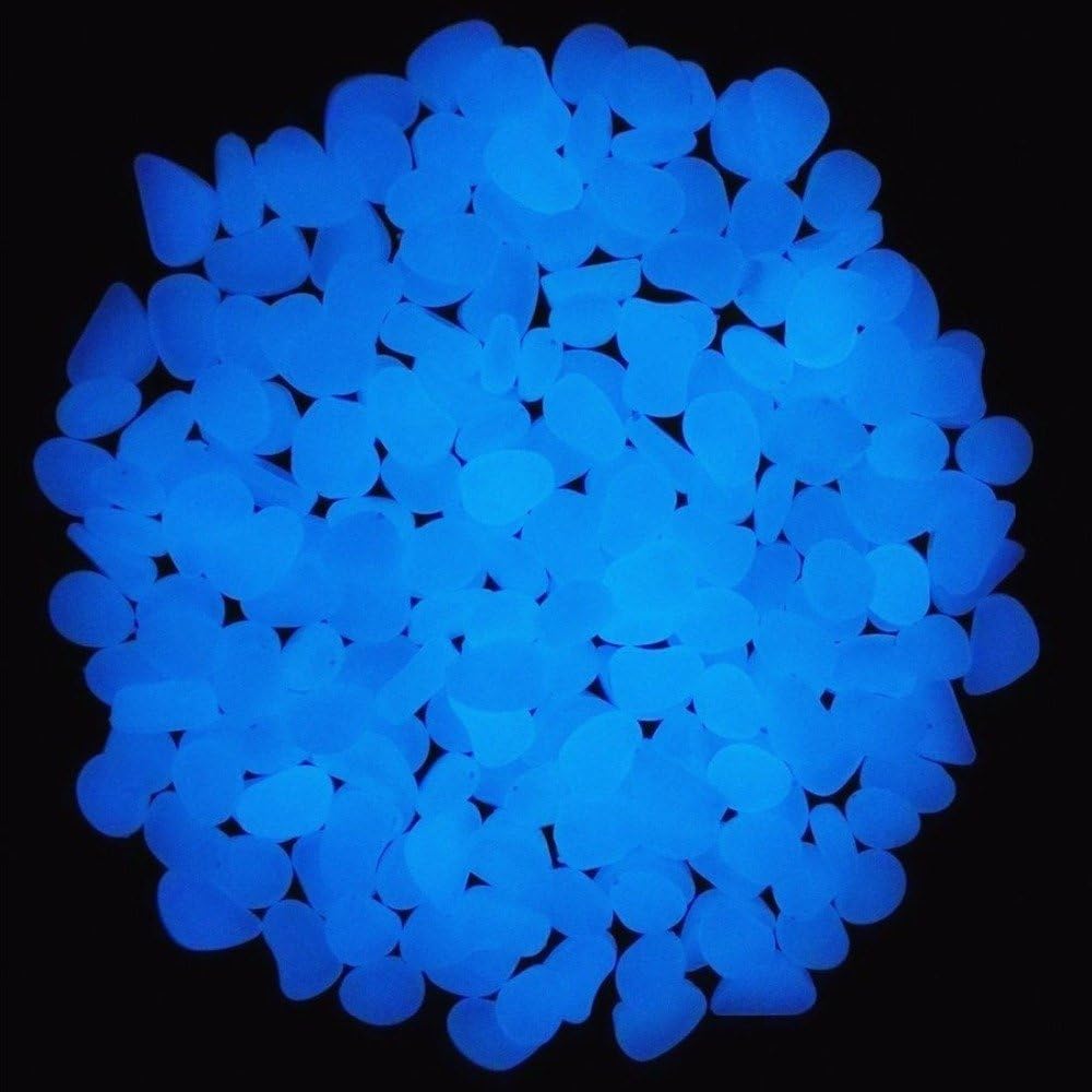 Fish Tank Rocks Glow Blue Pebb - Aquarium Planted Fish Tank ulasan dan harga