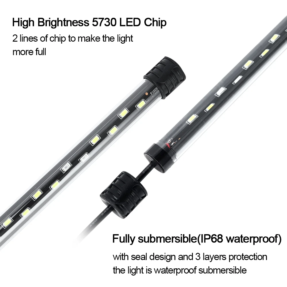 58CM  Aquarium Light LED Plant - Aquarium Plant Design ulasan dan harga