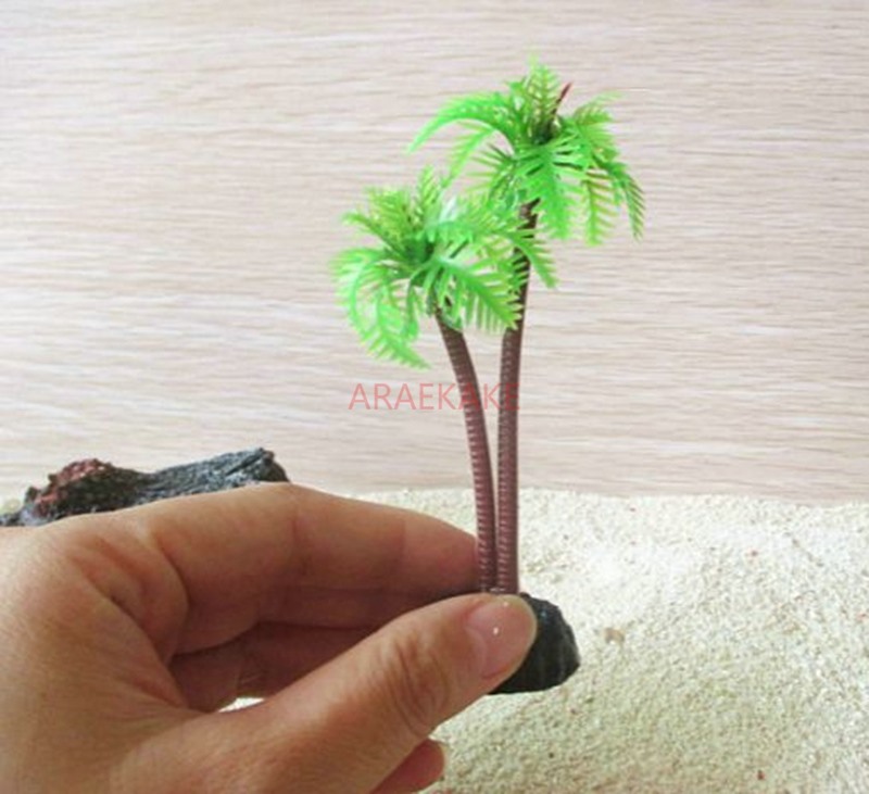 Simulated plant, mini coconut  - Aquarium Planted Fish Tank ulasan dan harga