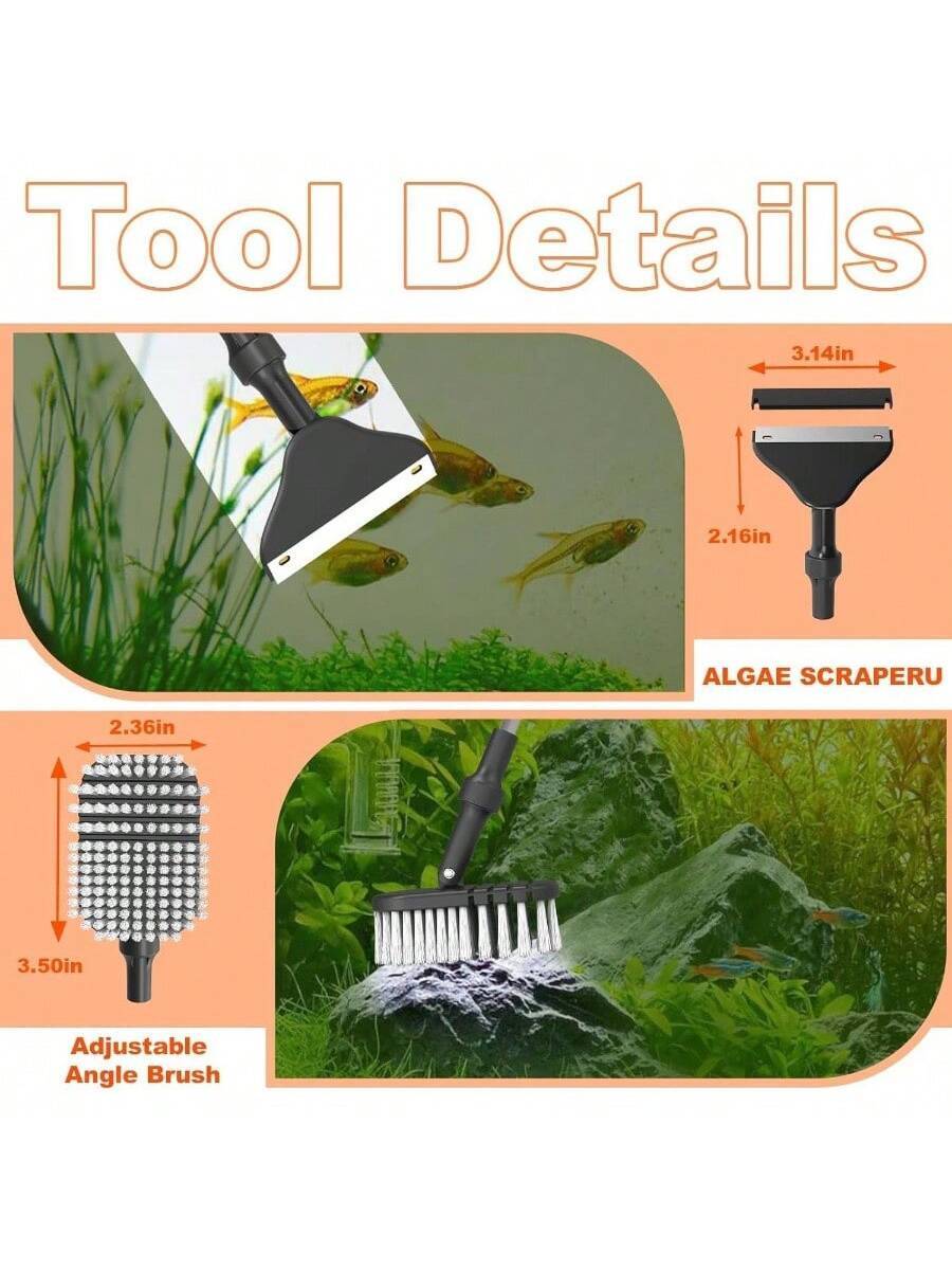 - In - 1 Aquarium Cleaning, Fi - Aquarium Plant Gravel ulasan dan harga