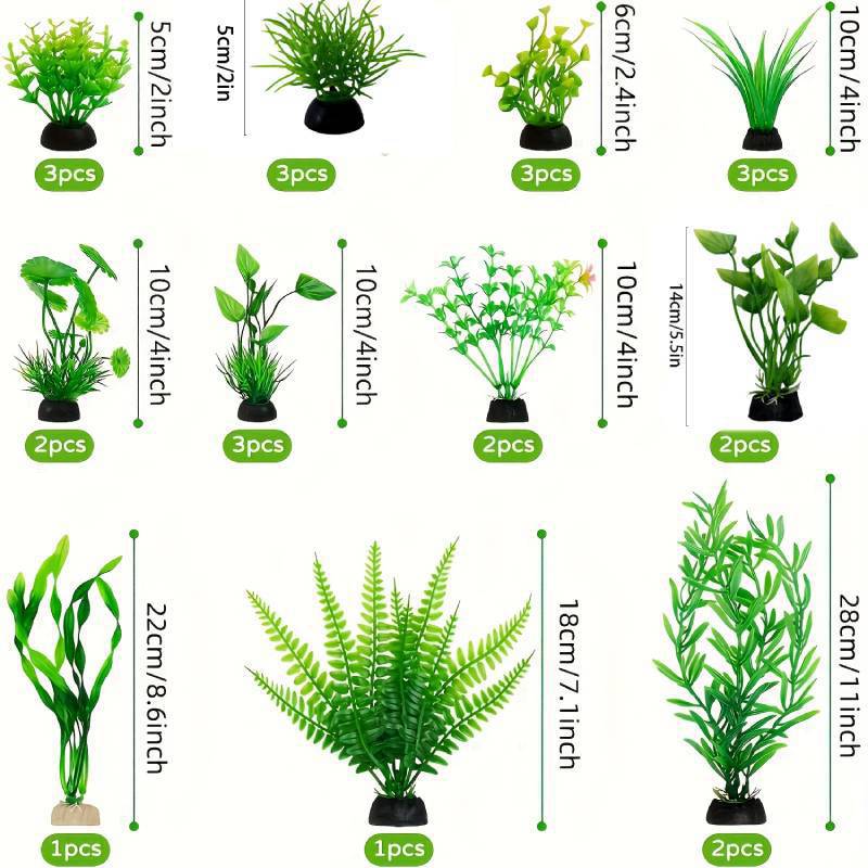 Aquarium Decor Set Artificial  - Aquarium Plant Design ulasan dan harga