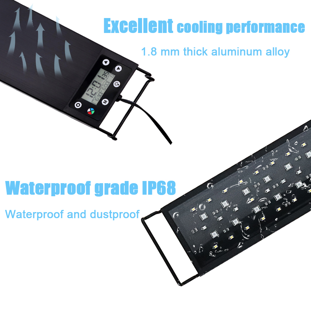 30-60cm Fish Tank 24/7 Full Sp - Aquarium Plant Design ulasan dan harga