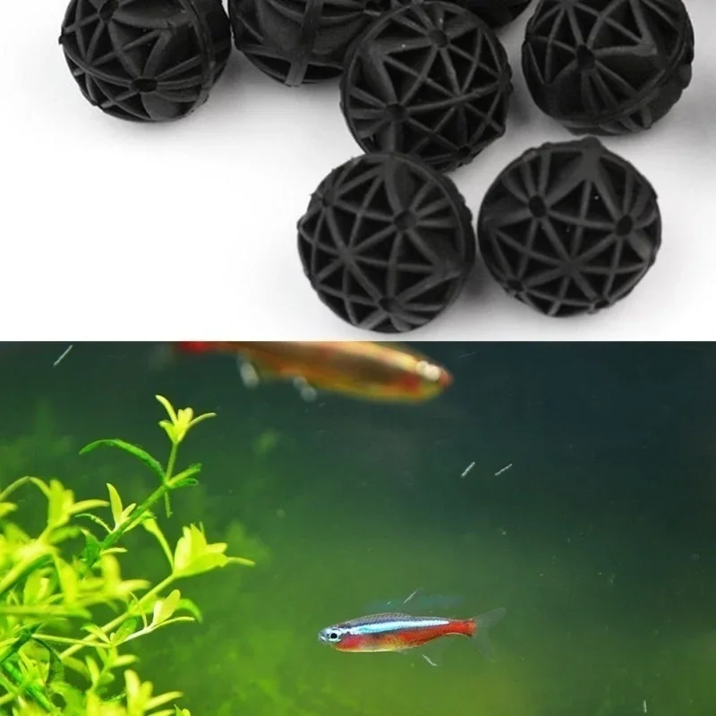 20Pcs 16mm Aquarium Filter Bio - Aquarium Planted Fish Tank ulasan dan harga