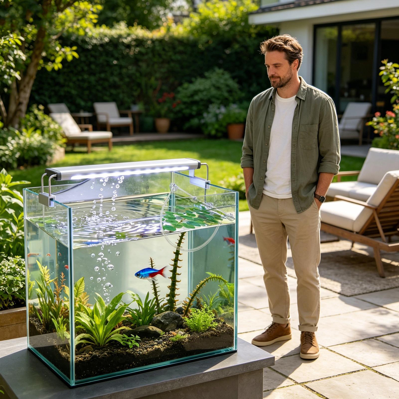 Aquarium Floating Plant Barrie - Planted Aquarium Betta ulasan dan harga